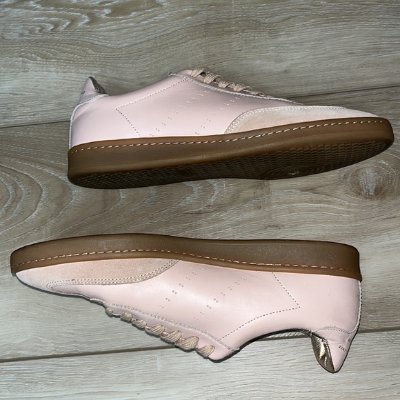 Zespa Aix-en-Provence Sneakers athletic Shoes Pink Blush Leather Size 41 - Picture 8 of 9